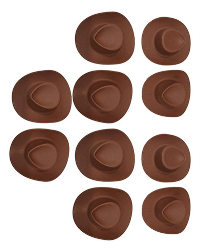 10 Uds Sombrero De Vaquero En Miniatura Sombrero Para