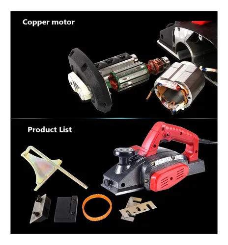 Cepillador Eléctrico De 1600w, Potente Cepillo De Madera De