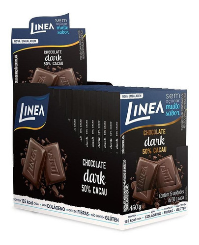 Linea sabor chocolate 30g 15 unidades por envase