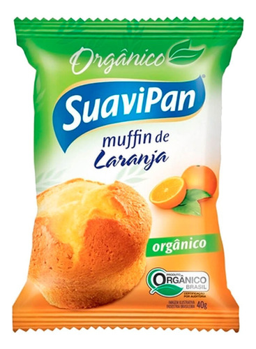 Muffin Orgânico de Laranja Suavipan 40g