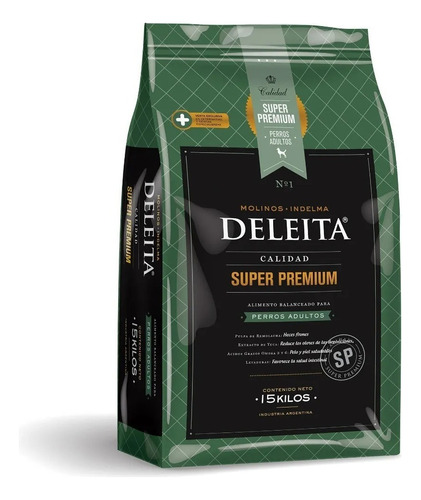 Deleita Alimento Super Premium Perros Adultos X 15kg