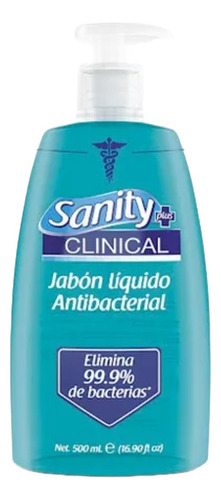Jabon Antibacterial Sanity Clinical 2 Li - mL a $12