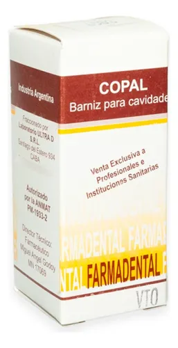 Barniz Para Cavidades Copal 20cc Farmadental Odontología