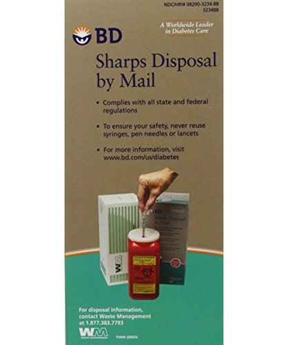 Bd Sharps Disposal By Mail Libre De Preocupaciones Elimin