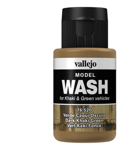 Model Wash 35ml. 520-verde Caqui Oscuro