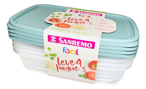 Pote hermético retangular Sanremo 1800 litros X4