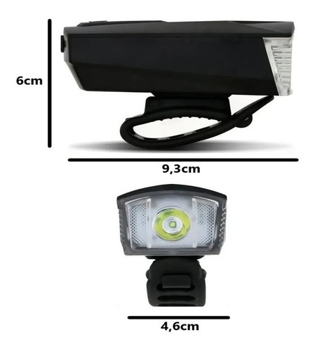 Imagem 5 de 7 de Luz Bicicleta Forte Led Resistente Água Ipx4 Ciclismo