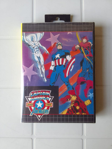 Capa Do Jogo Captain America And The Avengers Mega Drive (Usado)