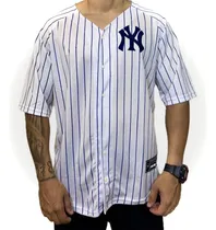 Comprar Camisa Camiseta Baseball Ny Botão Unissex