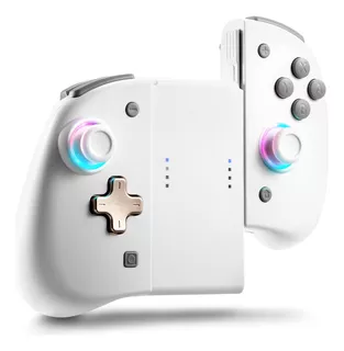 Joy-cons Pro Edición Especial Black Rgb Para Nintendo Switch Color Blanco