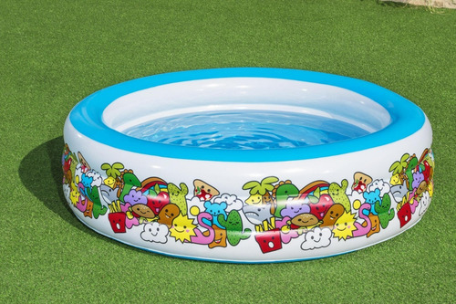 Alberca Inflable Redonda Bestway 51122 Estampado Animales