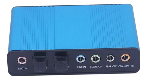 . Tarjeta De Sonido Externa Usb 5.1 Sonido Envolvente Audio