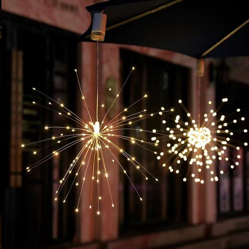 . Luces Centelleantes De Copos De Nieve, Decoración