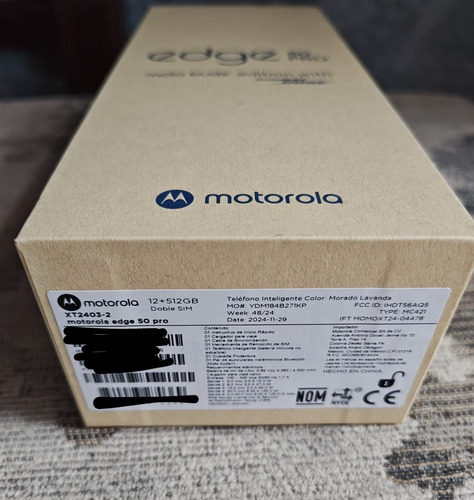 Motorola Edge 50 Pro 12/512 + Moto Buds Bose Lavanda C Ya Do Lavanda