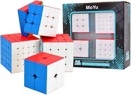 Cubo Mágico Paque Moyu 2x2 3x3 4x4y5x5 Profesional Lubricado