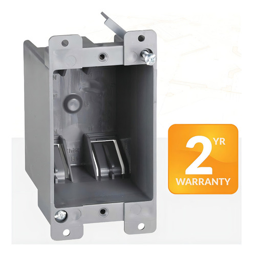 Newhouse Hardware Caja De Enchufes Eléctricos De Pvc Color Gris