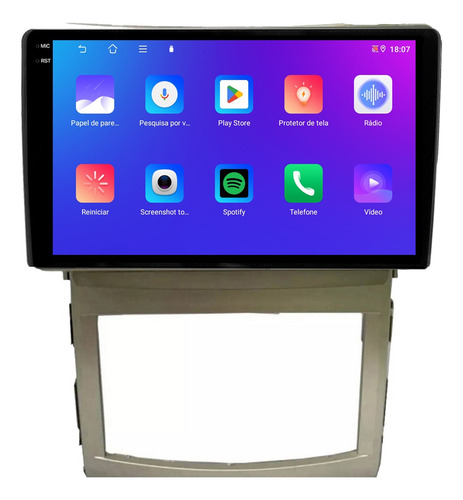 Multimidia Hyundai Veracruz 9p Android Carplay 4/64gb + Ré