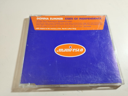 Donna Summer - State Of Independence - Maxi Single , Usa