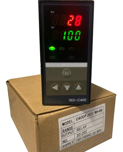 Control Temperatura Pirometro Digital Relay Programa 48x96mm