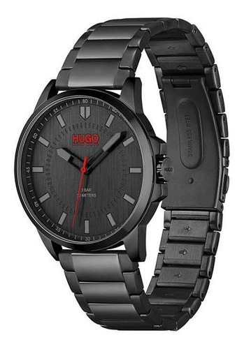Reloj Hugo Para Hombre 1530187 Acero inoxidable Negro