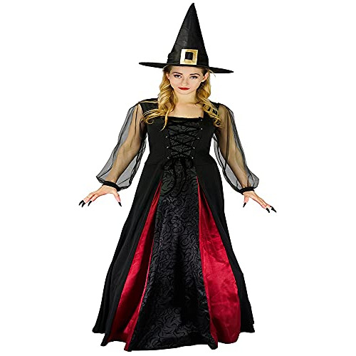 Trajes De Vestido De Bruja Extraño De Halloween Mujer
