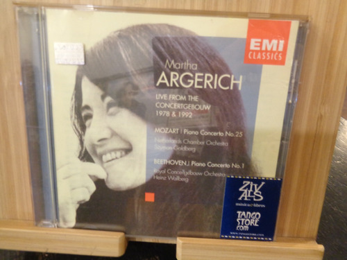 Martha Arerich Live From The Concertgebouw Cd Clasica