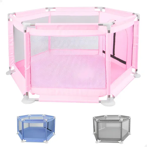 Cercadinho Bebê Infantil Chiqueirinho Criança Menino Menina Cor Rosa — R$ 106,62 em Mercado Livre, 52% OFF