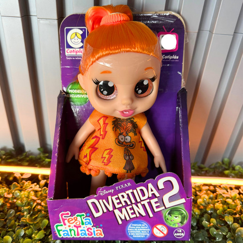 Boneca Divertidamente Cotiplas Licenciado Personagens Inside