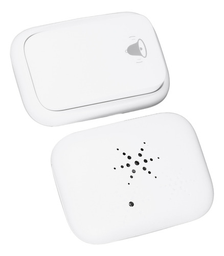 Timbre Inalámbrico Con Batería, Autoalimentado, 50 O 60 Hz, Blanco