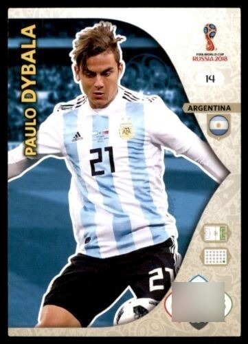 Carta Adrenalyn Xl Mundial Rusia 2018 / Paulo Dybala