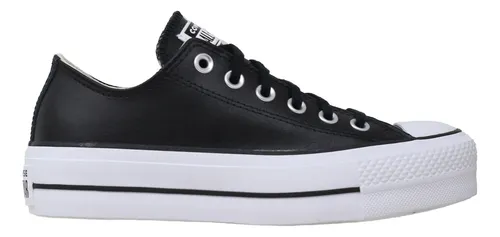 Converse de plataforma negras cheap