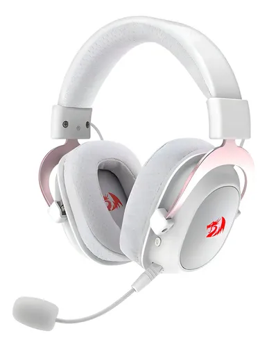 Auriculares Inalámbricos Para Juegos Redragon Zeus Pro, 2,4 Ghz, 7.1 Rgb, Blancos