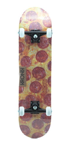 Skate Semi Profissional Kronik Modelo Pizza Montado