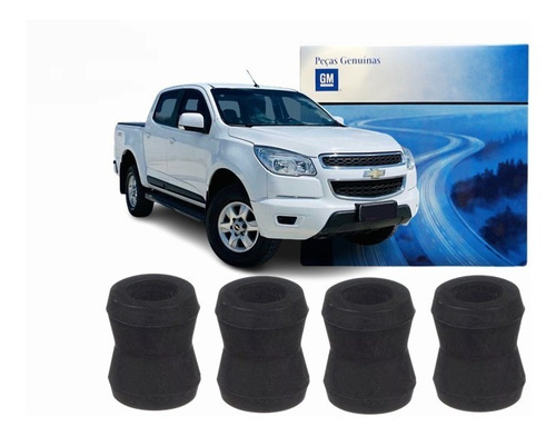 Kit 4 Batentes Amortecedor Traseiro Gm S10 2014 2013 Genuíno