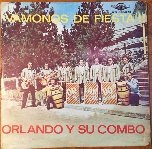 Disco Lp - Orlando Y Su Combo / Vámonos De Fiesta!!. Album
