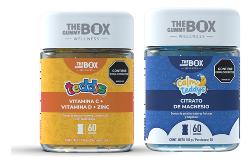 The Gummy Box Calm Vibes Teddys Y Vitaminas Kids Niños 180g
