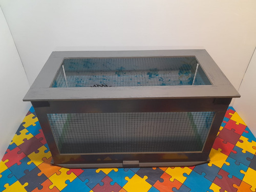 Jaula Terrario Plegable Hámster Erizo Jerbo 90x45x45cm