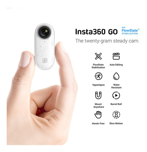 Insta360 Go 1080p Cámara De Acción Deportiva De Vídeo Con 8