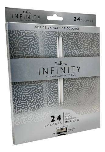 Set Lápices Colores Premium Infinity 23 + 1 Multicolor Indra Surtido