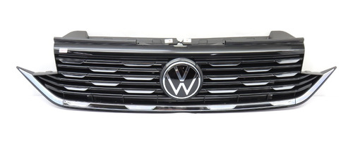 Grade Radiador Com Friso Cromado Vw T-cross Com Detalhe