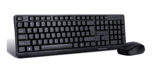 Kit Teclado Y Mouse Vorago Km-302 Inalambrico Negro