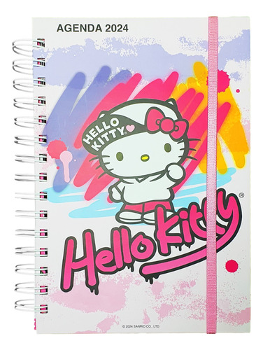 Agenda 2024 Hello Kitty Sanrio Grafitti