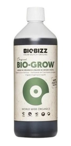 Biobizz Fertilizante Bio Bizz Bio Grow Orgánico 1 Litro