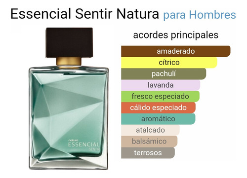 Perfume Essencial Sentir Masculino 100ml Natura