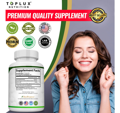 Dim Supplement Plus Bioperine Complex 255 Mg - Fórmula Inmun