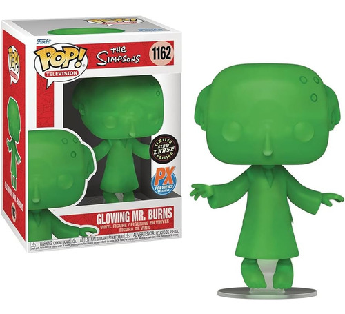 Los Simpsons - Glowing Mr Burns Chase - Pop! Exclusivo