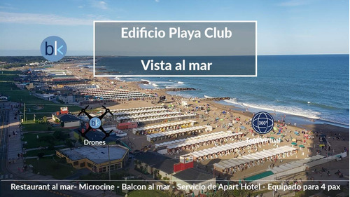 Imagen 1 de 17 de Gran Ambiente En Edificio Playa Club. Balcón Con Vista Al Mar! - Lo Mejor De Miramar