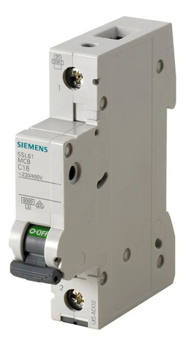 Termica Unipolar 1x40 Siemens 4,5ka Curva C Termomagnética