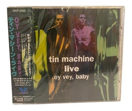 Tin Machine  Live: Oy Vey Baby Cd Jap Obi Nuevo