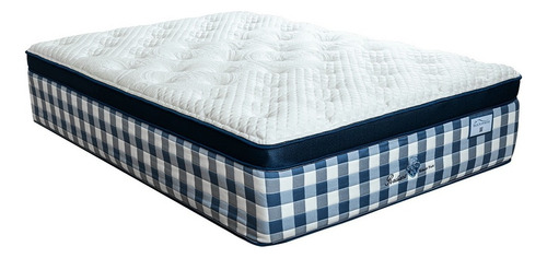 Colchón King Size Ortopédico Spring Air Radiant Sp Color Azul